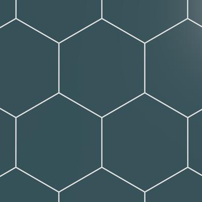 Marquise Hexagon Verde Matte 5x6