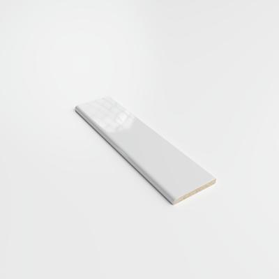 Mood Bright Tender Gray 2x8 Single Bullnose - Hover