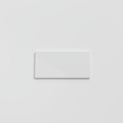 Mood Bright Tender Gray 3x6 Single Bullnose