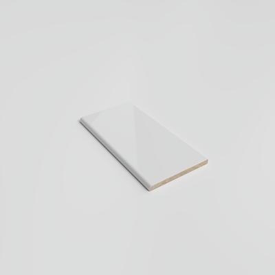 Mood Bright Tender Gray 3x6 Single Bullnose - Hover