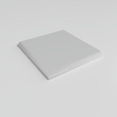 Mood Bright Tender Gray 4-1/4 x 4-1/4 Single Bullnose Corner - Hover