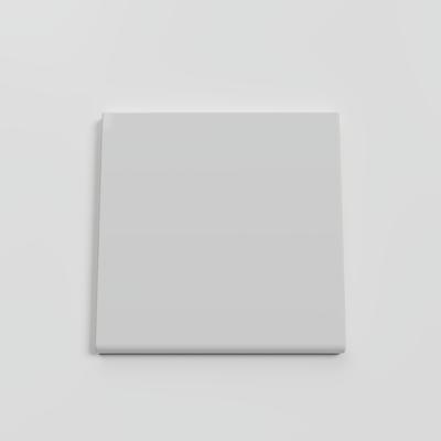 Mood Bright Tender Gray 6x6 Single Bullnose