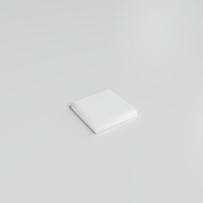 Mood Matte White Ice 2x2 Single Bullnose Corner - Hover