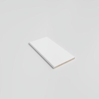 Mood Matte White Ice 3x6 Single Bullnose - Hover