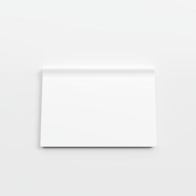 Mood Matte White Ice 4-1/4 x 6 RC Corner