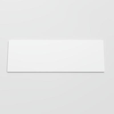 Mood Matte White Ice 6x18 Single Bullnose