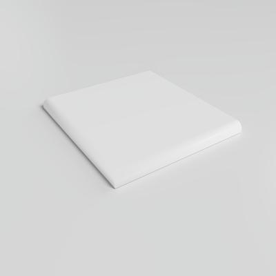 Mood Matte White Ice 6x6 Single Bullnose Corner - Hover