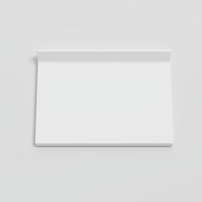 Mood Matte White Ice 4x6 Cove - Round Top