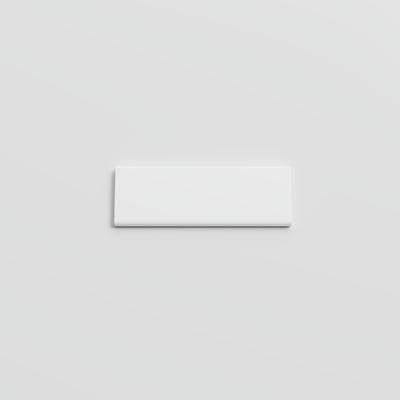 Mood Bright White Ice 2x6 Single Bullnose