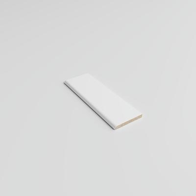 Mood Bright White Ice 2x6 Single Bullnose - Hover