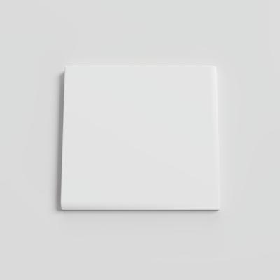 Mood Bright White Ice 4-1/4 x 4-1/4 Single Bullnose Corner