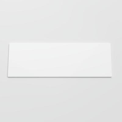 Mood Bright White Ice 6x18 Single Bullnose