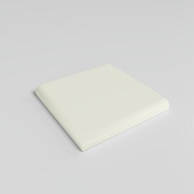 Mood Matte Biscuit 3x3 Single Bullnose Corner - Hover