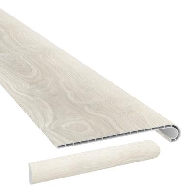 Crystal Crescent Laguna Vinyl Stair Tread w/ Cap