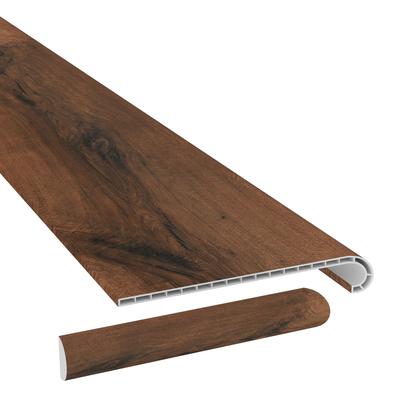Island Maple Cali Vinyl Stair Tread w/ Cap