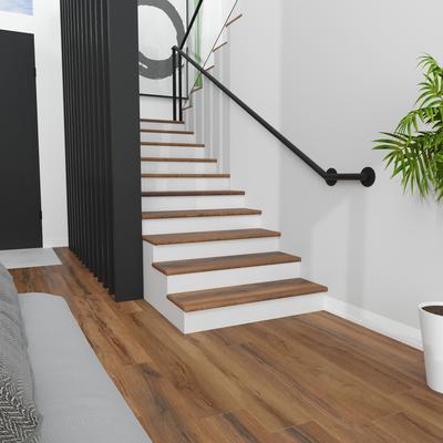 Island Maple Cali Vinyl Stair Tread w/ Cap - Hover