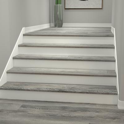 Oceanic Oak Cali Vinyl Stair Nosing Overlap - Hover