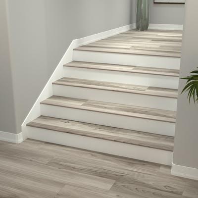 Railway Gray Stair Nosing Flush 6.5mm - Hover