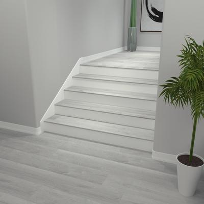 White Aspen Cali Vinyl Stair Nosing Flush - Hover