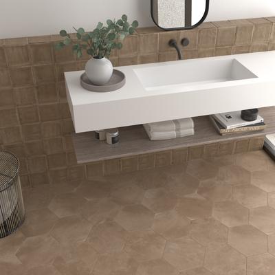 Riad Cacao 5x5 Field Tile - Hover