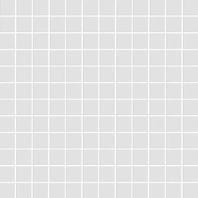 CC Mosaics Matte White Penny Round 12x12 Mosaic