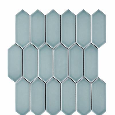 CC Mosaics+ Bright Celest 2x2 Hex 12x12 Mosaic