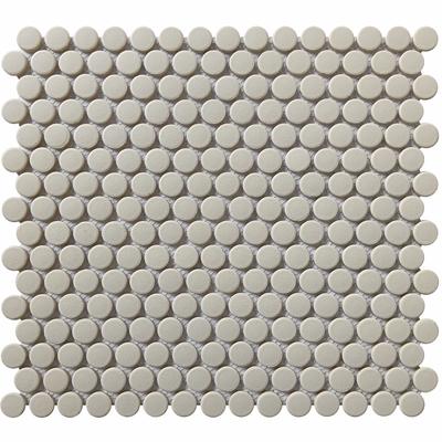 CC Porcelain Tender Gray Penny 12x12 Mosaic