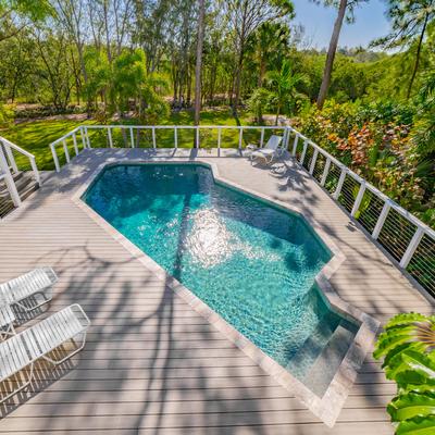 Aquabella Beachfront Palisades 3x12 Porcelain Bullnose Pool Tile