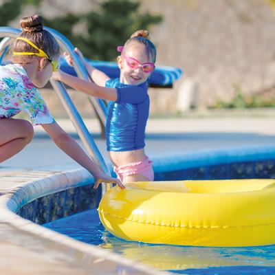 Aquabella Himalaya Ascent 6x6 Porcelain Bullnose Pool Tile - Hover