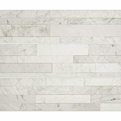 Aquabella Tivoli White 6x24 Porcelain 12"x12" Pool Tile - Hover