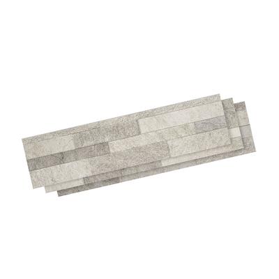 Aquabella Petra White 6x24 Porcelain 12"x12" Pool Tile