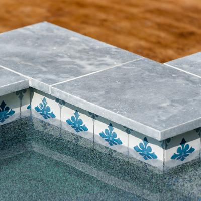Aquabella Manhattan Times Square 1x2 Glass Mosaic 12"x12" Pool Tile - Hover