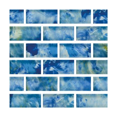 Aquabella Espania Alicante 1x2 Glass Mosaic 12"x12" Pool Tile