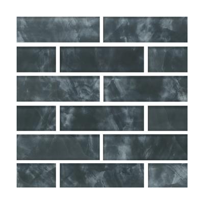 Aquabella Britannia Stonehenge 2x6 Glass Mosaic 12"x12" Pool Tile
