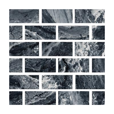 Aquabella Pinnacle Teton 1x2 Porcelain Mosaic 12"x12" Pool Tile