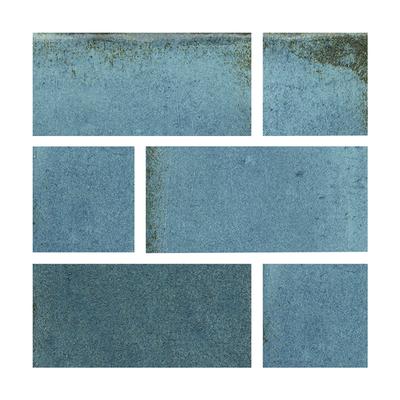 Aquabella Beachfront Santa Monica Blen 2x2 Porcelain Mosaic 12"x12" Pool Tile