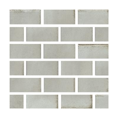 Aquabella Beachfront Palisades 1x2 Porcelain Mosaic 12"x12" Pool Tile