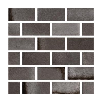 Aquabella Beachfront Laguna 1x2 Porcelain Mosaic 12"x12" Pool Tile