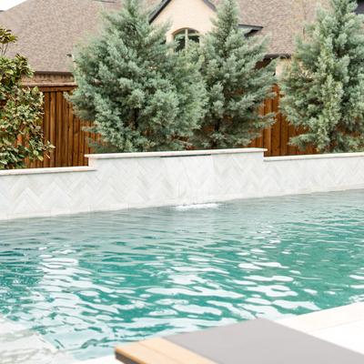 Aquabella Beachfront Crystal Cove 3x12 Porcelain Pool Tile - Hover