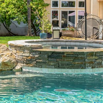 Aquabella Himalaya Everest 6x6 Porcelain Pool Tile - Hover