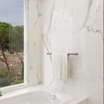 Bianco Venatino Polished 35x35 Rectified - Hover