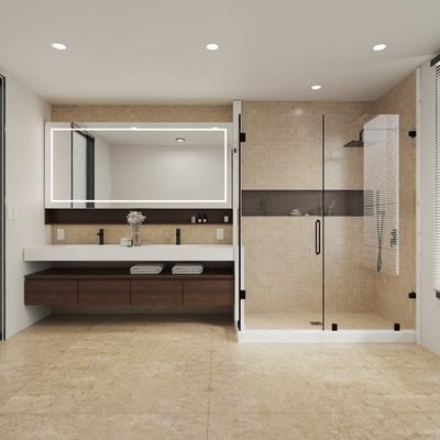 12x12 Mosaic Serena Crosscut Moka - Hover