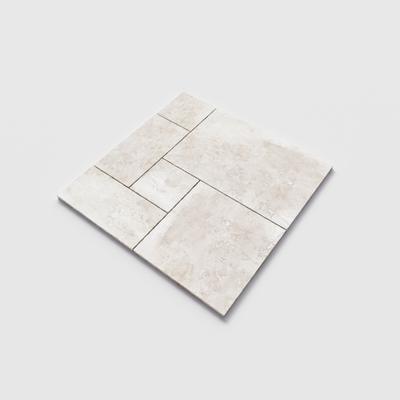 Cordoba Cream (Light/Ivory) Travertine Field Tile French Pattern - Hover