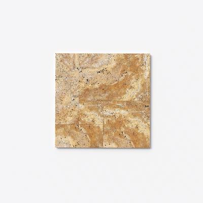 Autumn Leaves (Scabos) Travertine Field Tile French Pattern