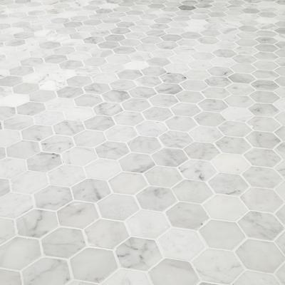 MSI Carrara White 2 Hexagon Mosaic