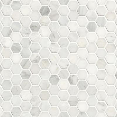 MSI Arabescato Carrara Hexagon Mosaic