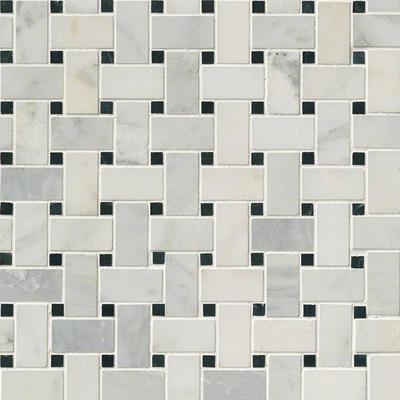 MSI Greecian White Basketweave Mosaic
