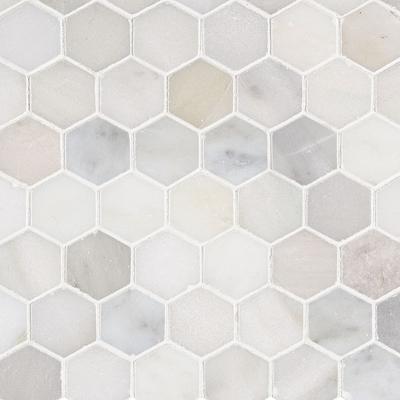 MSI Greecian White 2" Hexagon