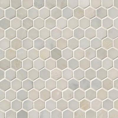 MSI Greecian White 1 Hexagon Mosaic