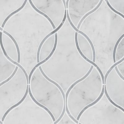 MSI Carrara White Ellipsis Polished
